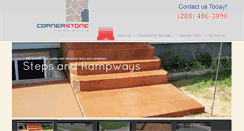 Desktop Screenshot of cornerstoneconcreteidaho.com